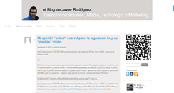 Desktop Screenshot of javierrodriguez.com.es